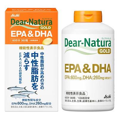 他サイト： ディアナチュラゴールド EPA&DHA 60日分 360粒の商品画像