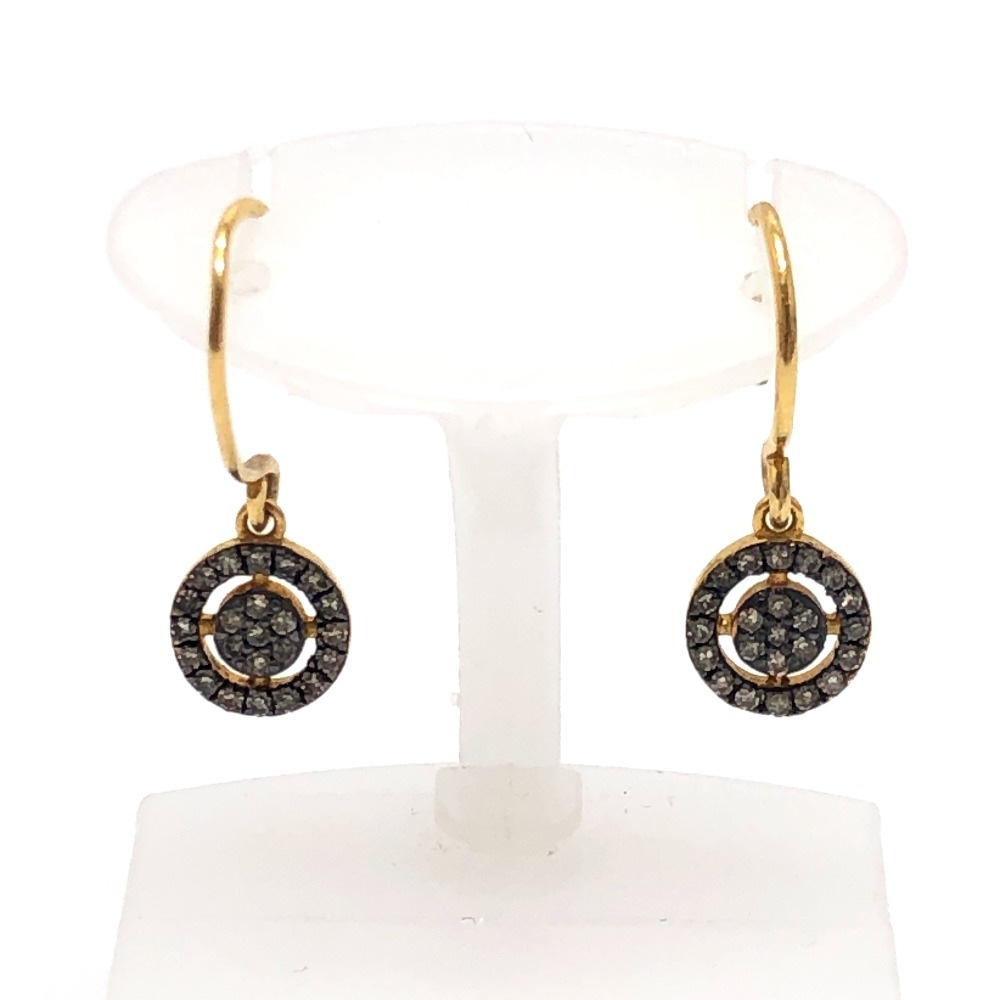 ピアス 925GP D0.11ct ダイヤ サークル ARTIDA OUD アルティーダ ウード アクセサリー フックピアス 両耳 AG925 ゴールド