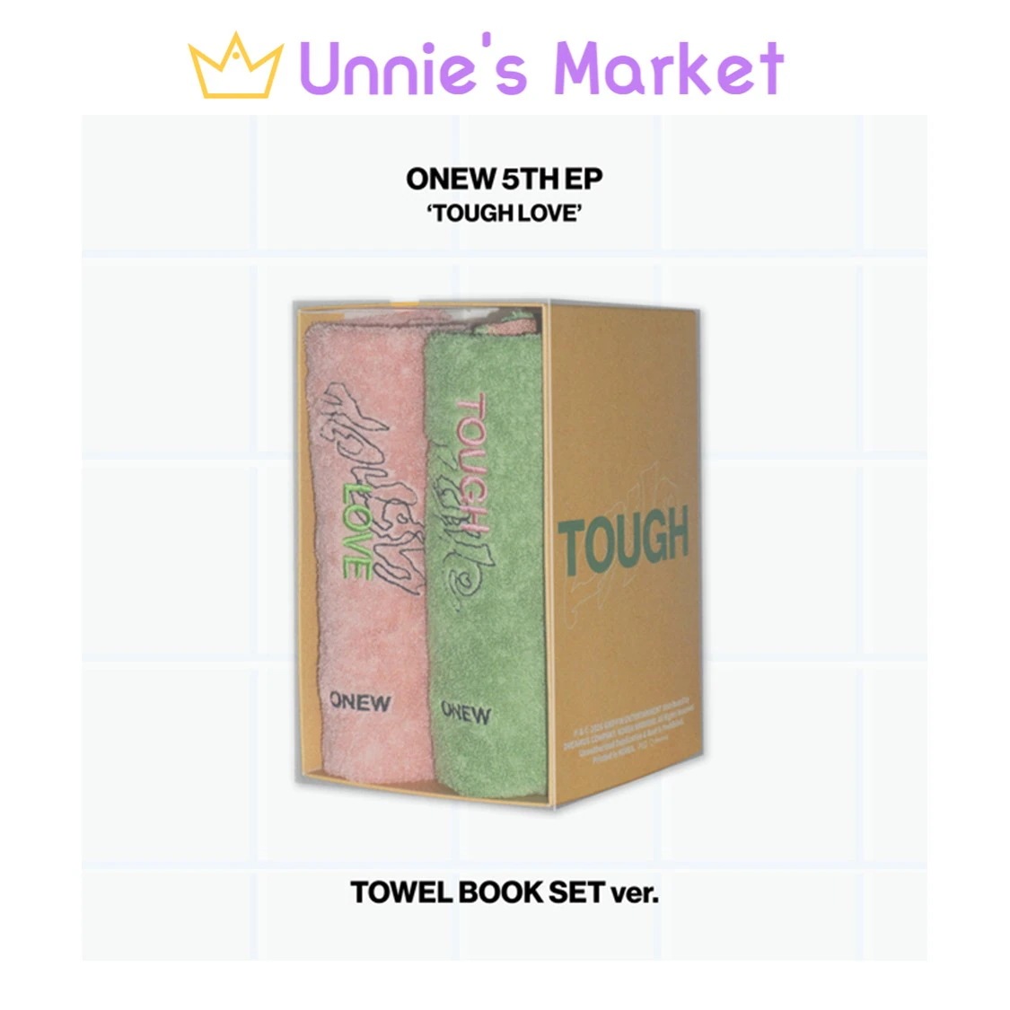 [SET] ONEW (SHINee) TOUGH LOVE (TOWEL BOOK Ver.)