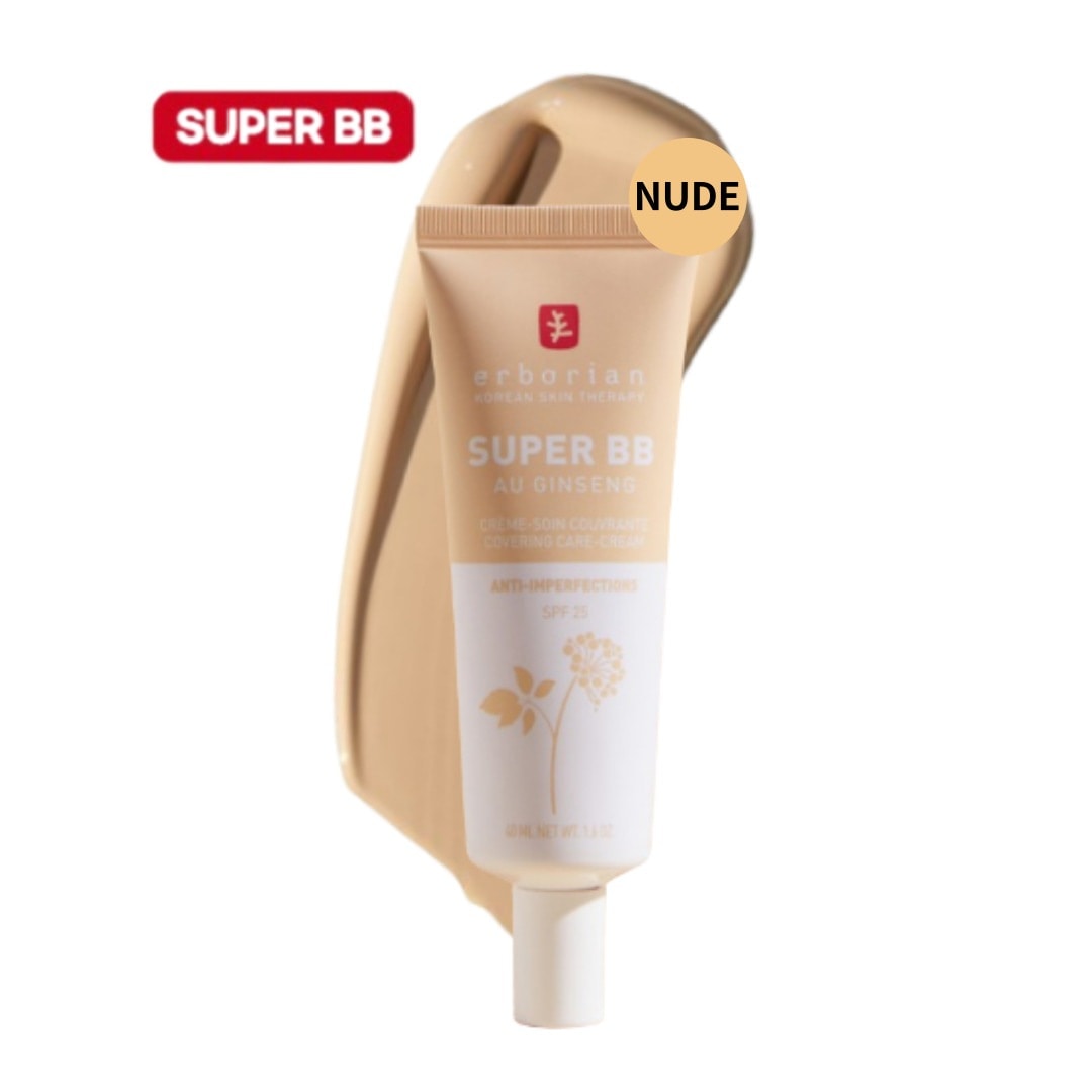[ベルベットテクスチャー スーパーカバー]スーパーBBクリーム ヌード 40ml(SPF25)/メイクアップベース/下地/韓国メイク/韓国コスメ
