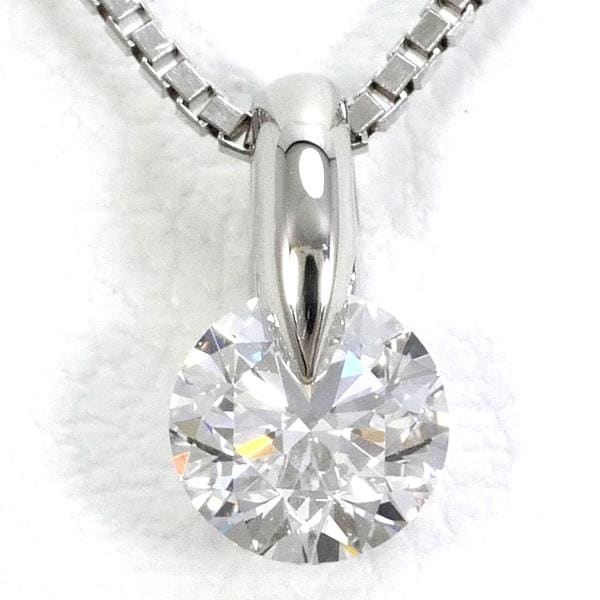 PT900 プラチナ PT850 ネックレス ダイヤ 0.30 VVS1 鑑定書 ジュエリー 中古