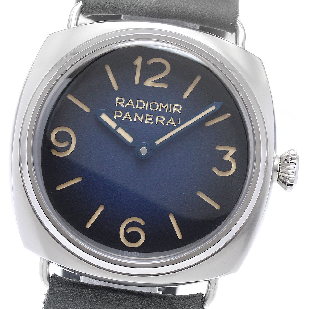 パネライ PANERAI PAM01335 ラジオミール トレ ジョルニ 手巻き メンズ 良品 保証書付き_891793【中古】