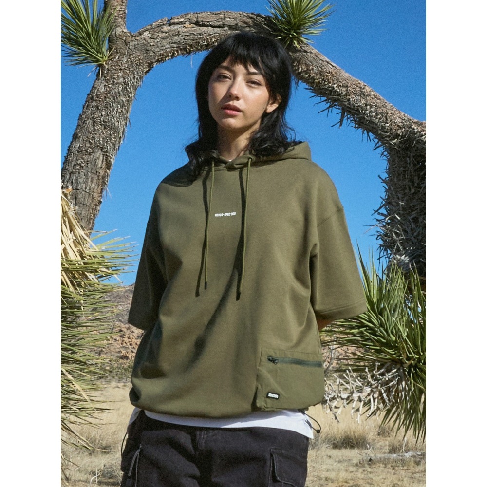 フルークフルークアドベンチャーサコッシュパーカーショートスリーブ T シャツ FST355 3COLOR W