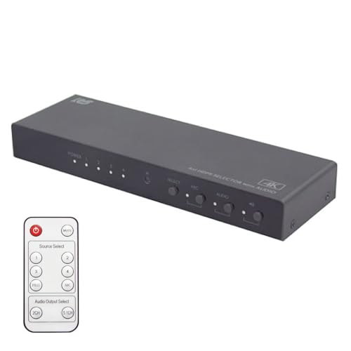 HDMI セレクター 4K 60Hz 音声分離 RS-HDSW41A-4K HDMI 切替器 音声分
