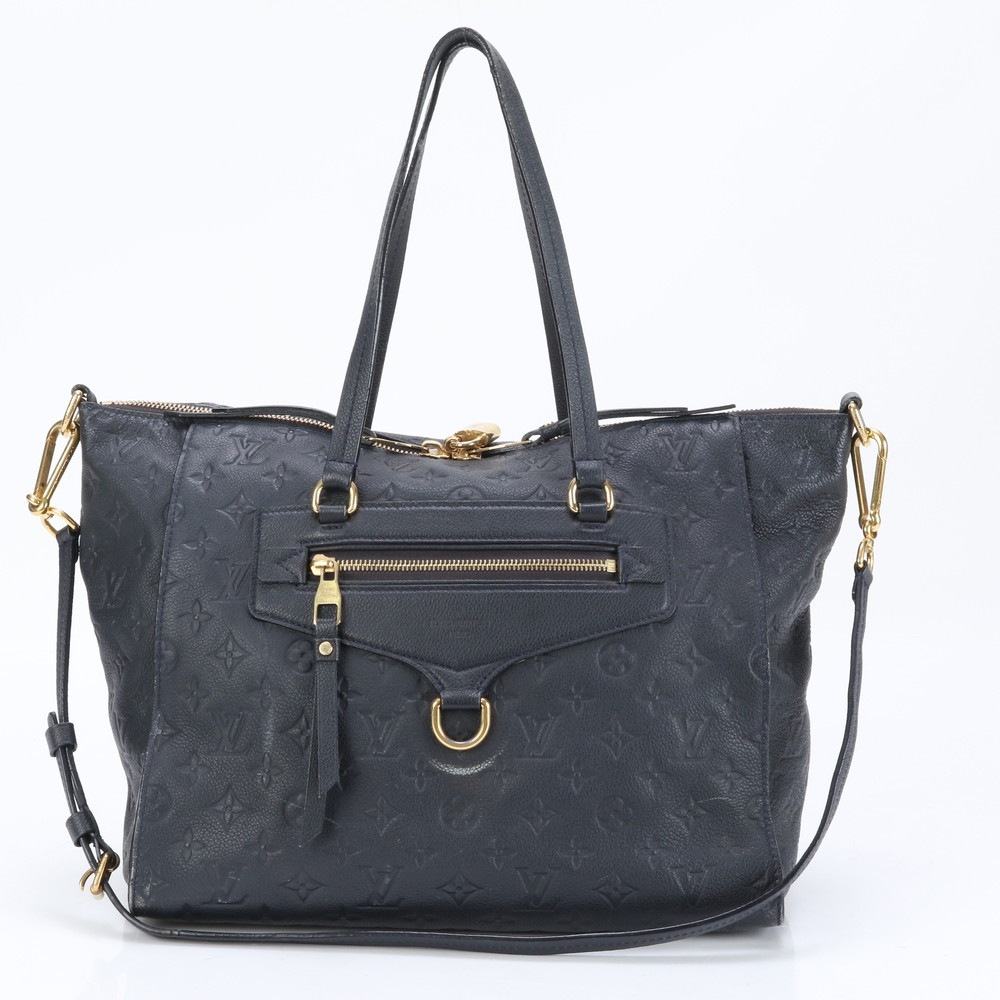 モノグラム アンプラント ルミニューズ PM M40789 レザー 2WAY トート バッグ 斜め掛け ハンド トート A4 レディース EEE BI3-9 中古