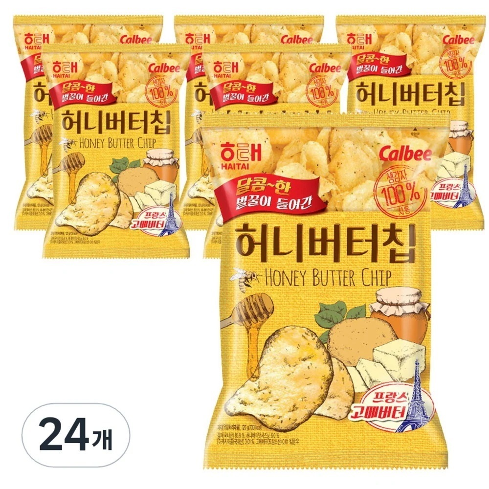 ハニーバターチップ60g24個