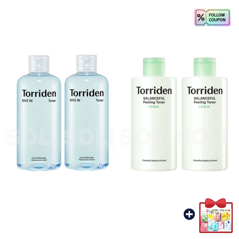 [正規品] [プレゼント提供] 1+1 ダイブイン低分子ヒアルロン酸トナー500ml / バランスフル シカ 角質トナー 250ml / セラム / クリーム / マスクパック