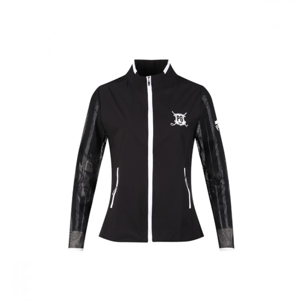 (ラックスゴルフ) ラックスゴルフ PG ゴルフクラブ女性用メッシュスリーブフルジップアップジャンパー JB4M822W