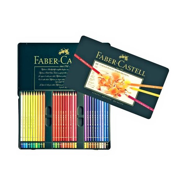 フェリッティ ファーバーカステル ポリクロモス油性色鉛筆 60色 高級色鉛筆 油彩 学用品