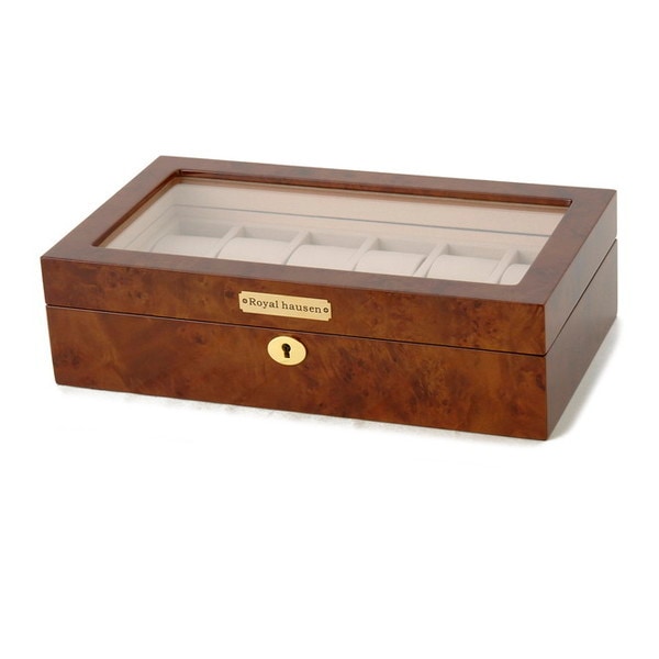 Royal hausen ロイヤルハウゼン 時計収納ケース 腕時計 12本収納 ケース GC02-LG3-12 ウォッチケース ブラウン