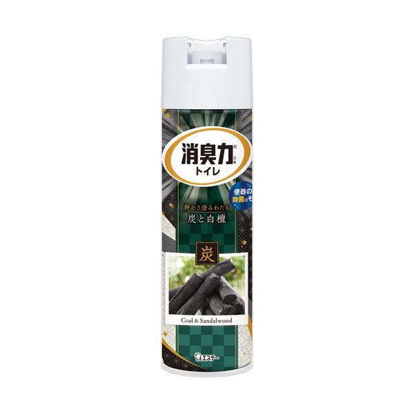 （まとめ） エステートイレの消臭力スプレー 炭と白檀 365mL 1セット（3本） (×5セット)