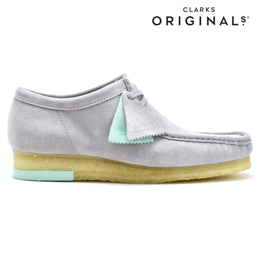 クラークス オリジナルス ワラビー メンズ ローカット モカシン シューズ グレーコンビ スエード CLARKS ORIGINALS WALLABEE【送料無料】[clarks-wlgrey]