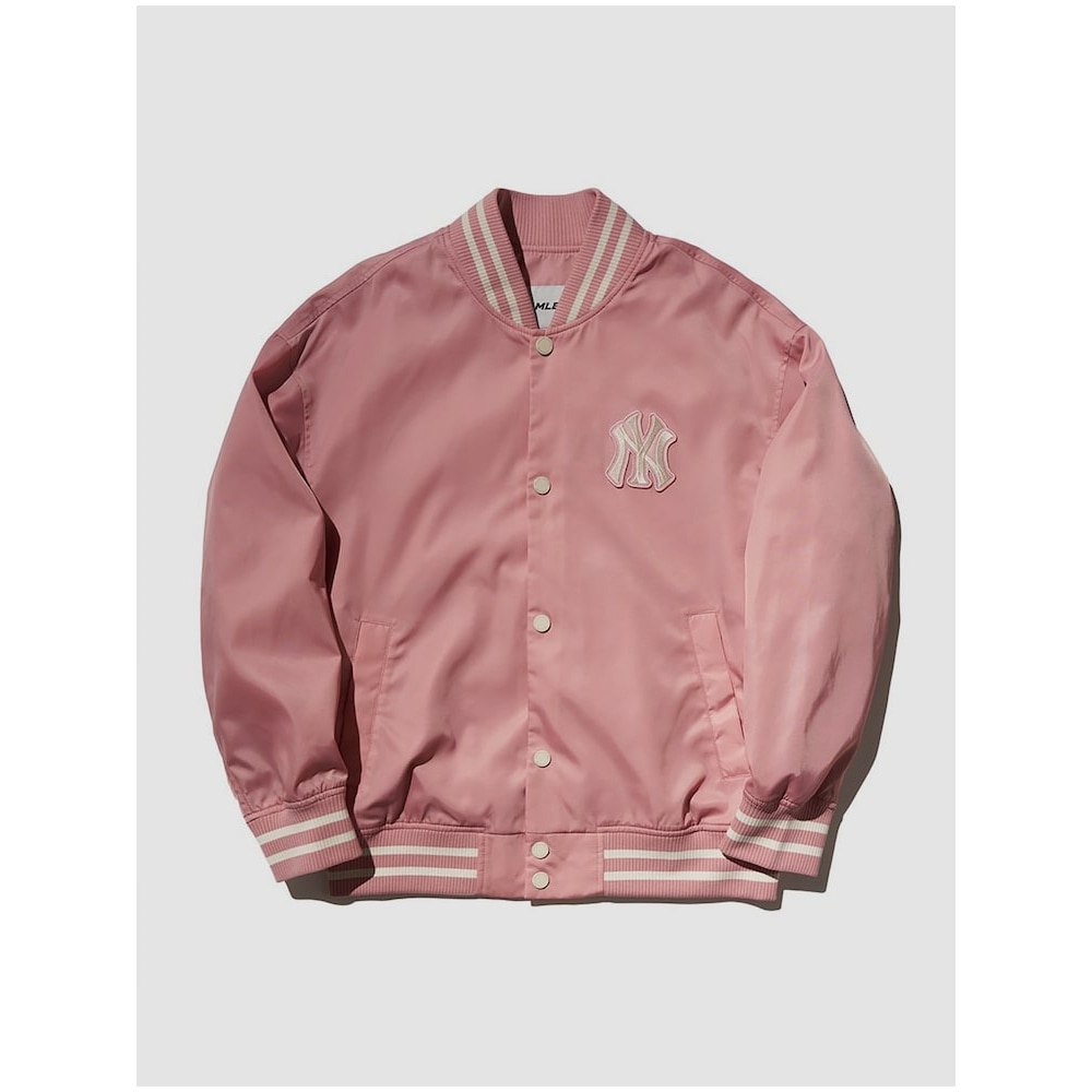 MLB バーシティジャケット NY (Mg.ピンク) QHHC3AJPV0344-50PKM