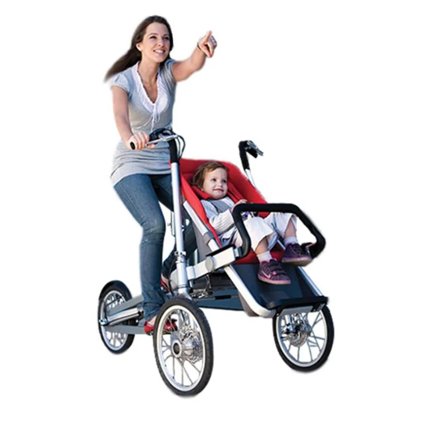 親子自転車　ベビーカー両用切替え　多機能自転車　お出掛け便利 新しい運動スタイル 親を応援するベビーカー 52,799円