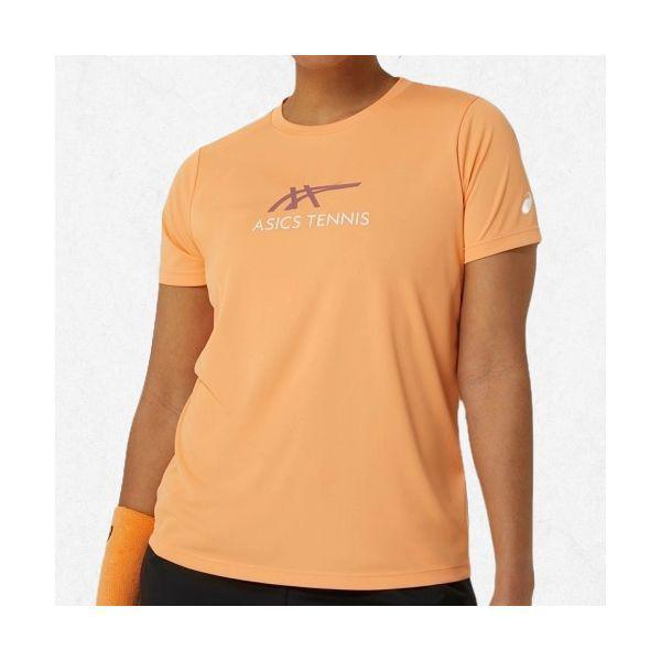 ASICS コートテニス グラフィック T W(2042A322803) 半袖Tシャツ 2042A322803 2403771