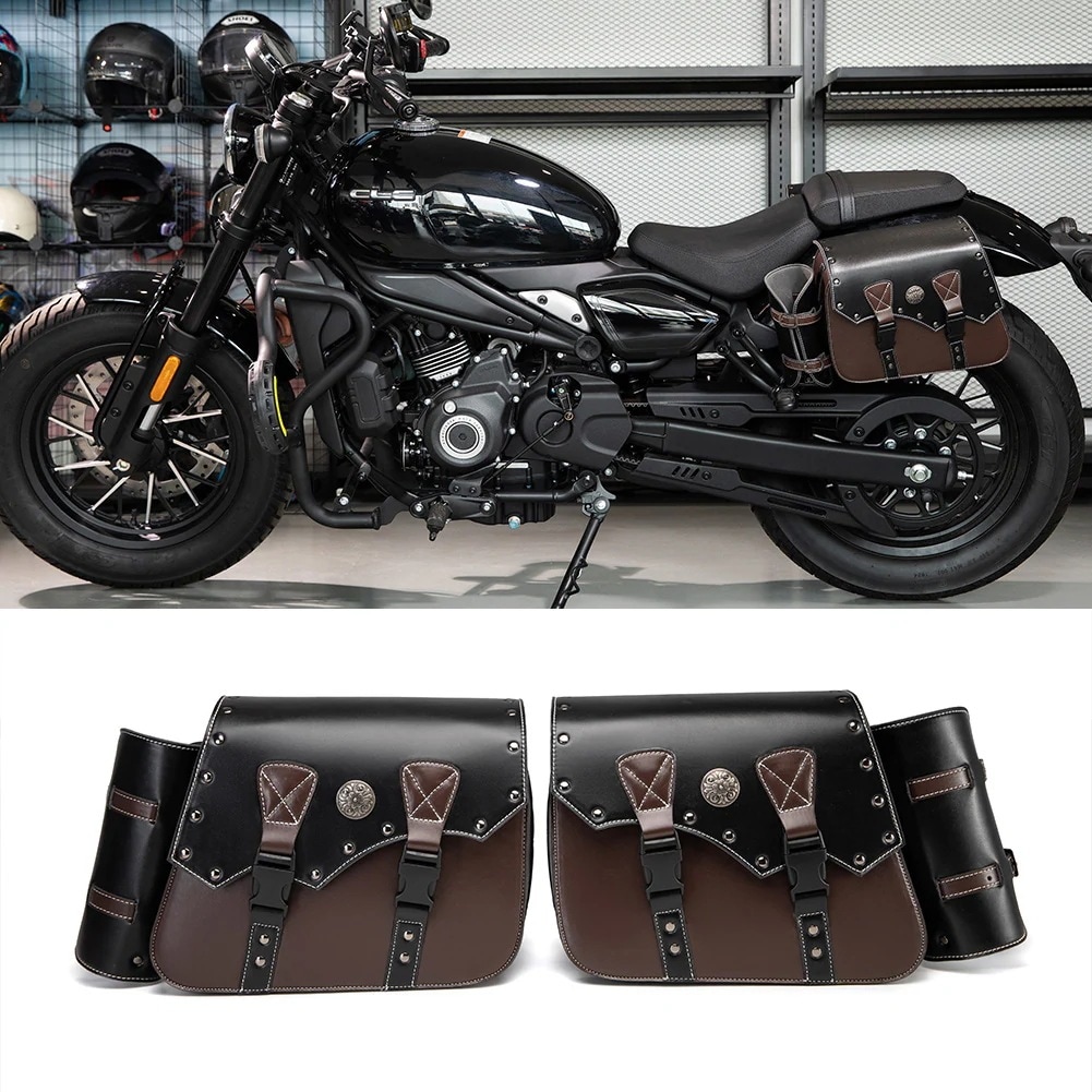 レトロなハーレーバイクを人気しています騎士クルーズ太子電気サイクリングバッグ工具を変更しました