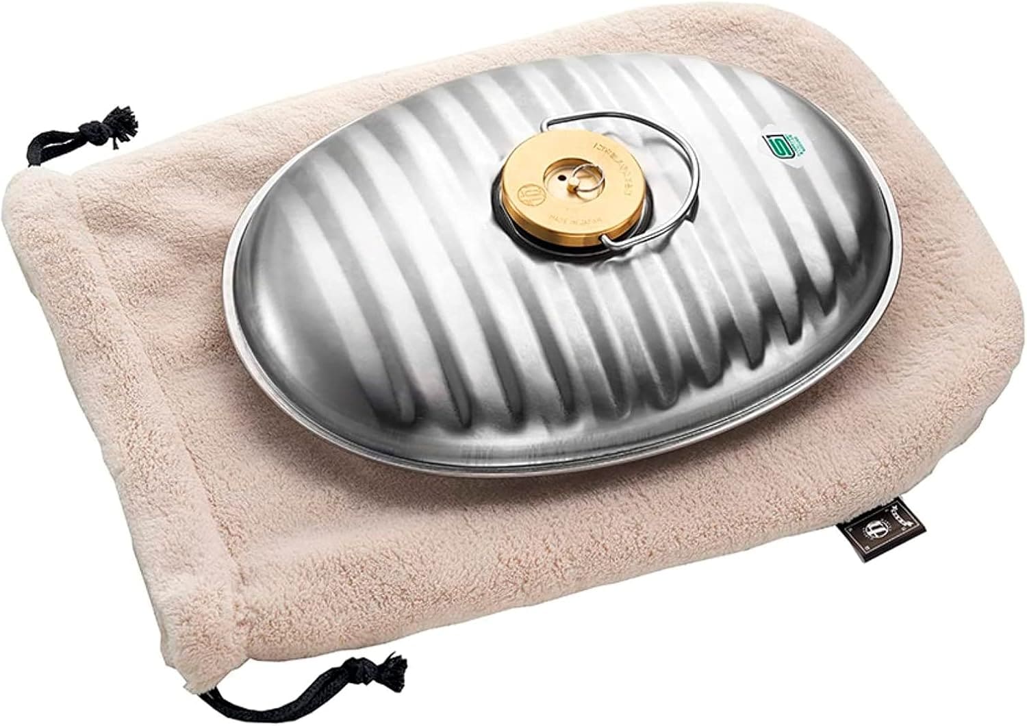 マルカ 湯たんぽ ステンレス 2.2L 袋付 (本体:日本製) SF-22