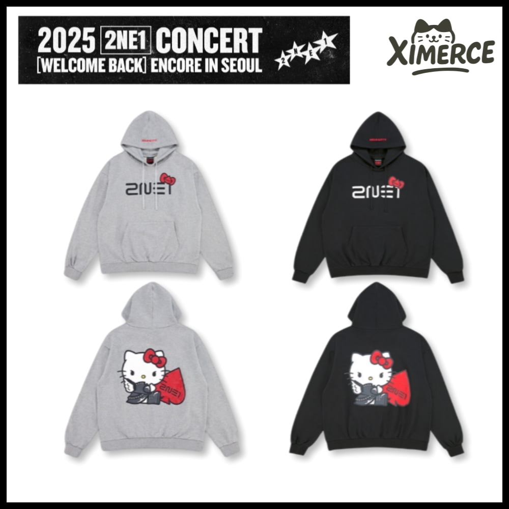 【公式】 2025 ::2NE1:: ×ハローキティソウルコンサート限定コラボパーカー/韓国コンサート公式グッズ