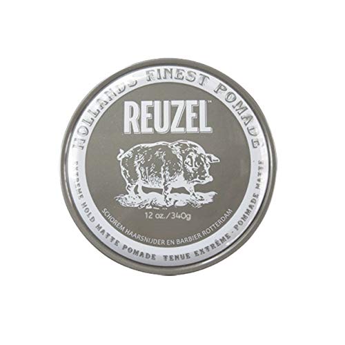 全国送料無料 ルーゾー(REUZEL) エクストリームホールド マット ポマード グレー NO SHINE 340g 4,977円