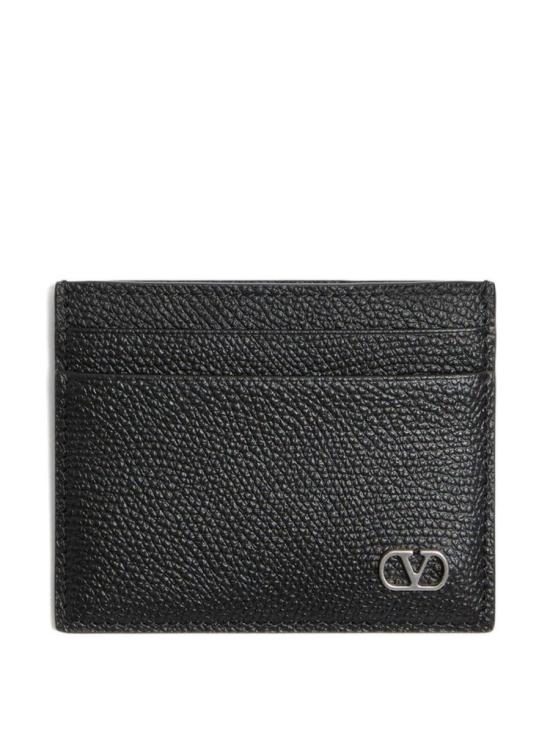 VALENTINO GARAVANI Men Business Card Wallet YP0AP4UAG 0NO Nero