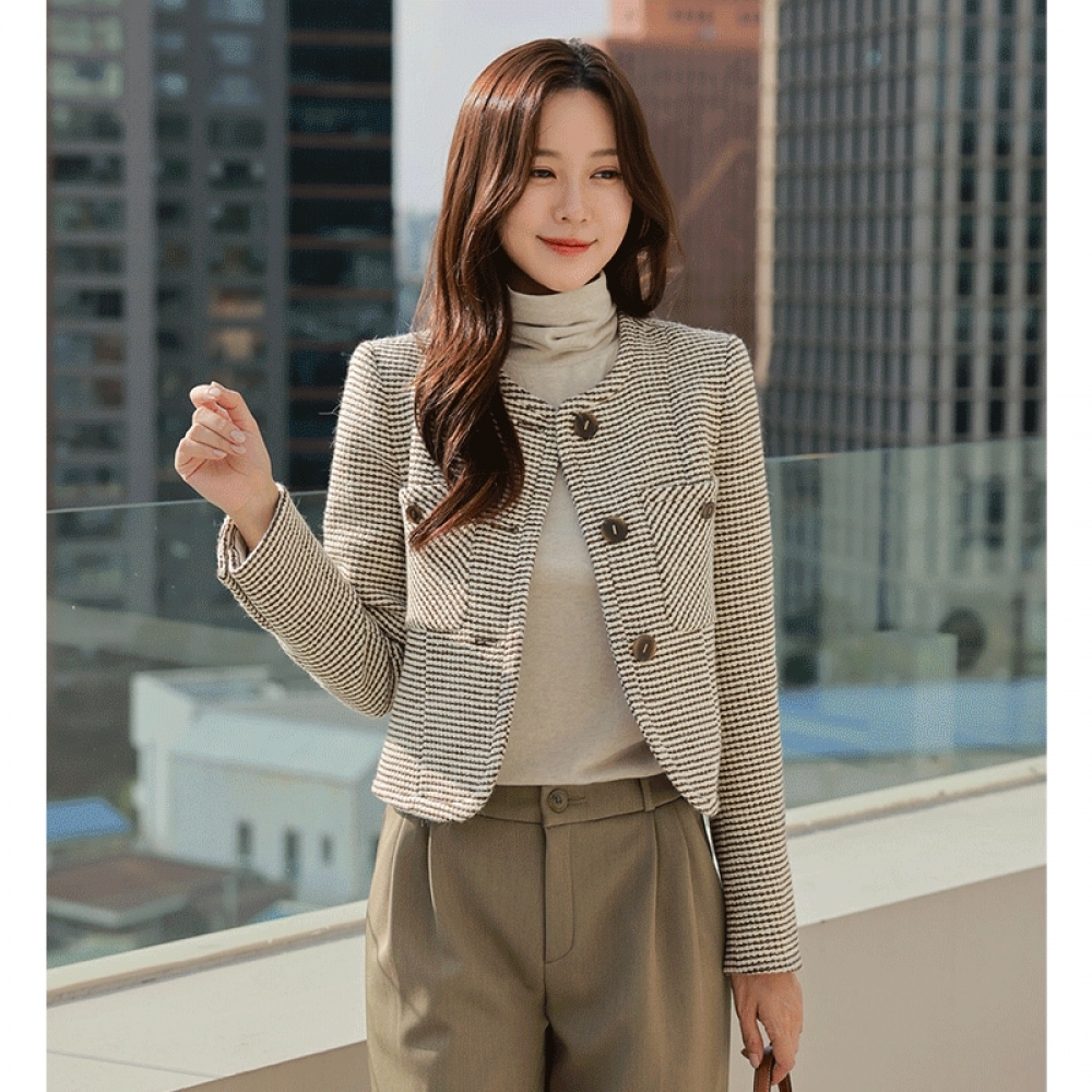 クリック＆ファニーウィルトンツイードウールジャケット [SMLサイズ]