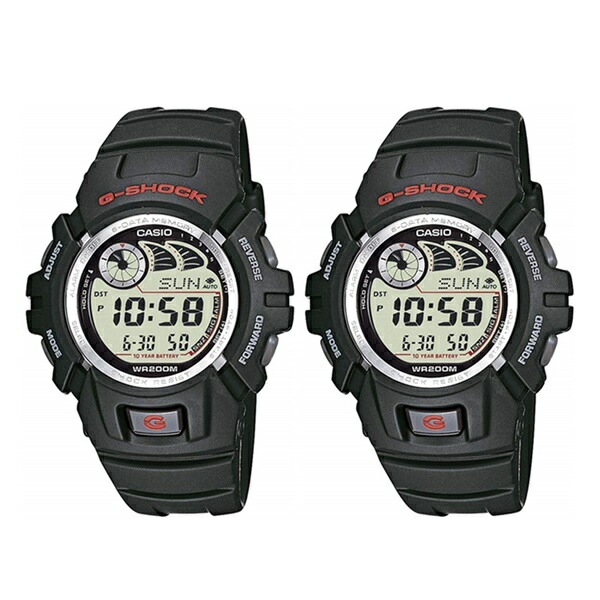 【公式ショップ】 10年電池機能 カシオ ブラック デジタル おそろい 腕時計 ペアウォッチ 長く使える 男女兼用腕時計