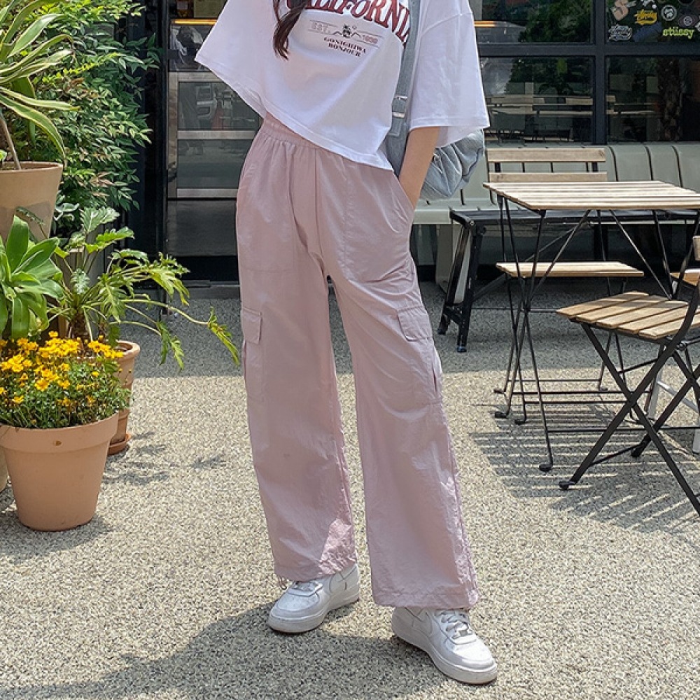 (JSTYLEのイーブレット) イーブレットコメダンカーゴストリングバンディングパンツ Jスタイル