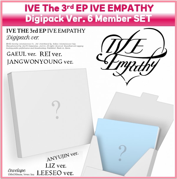 [IVE EMPATHY] DIGIPACK ALBUM (6個セット) 公式 / THE 3rd EP : IVE EMPATHY