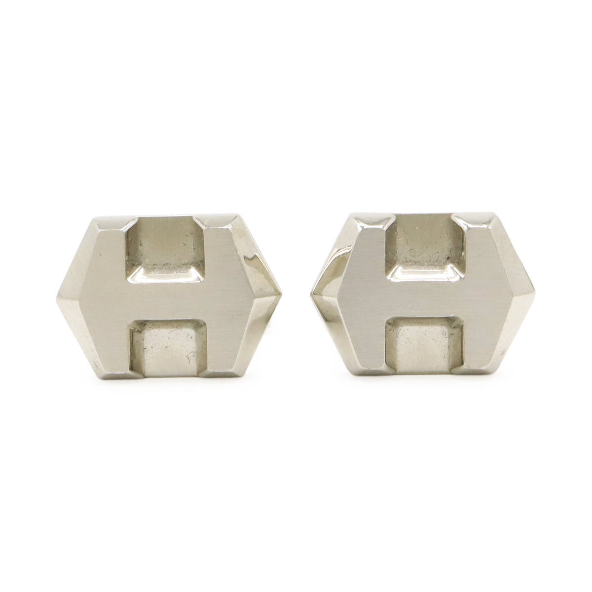 スーパーH カフス カフリンクス カフスボタン メタル シルバ