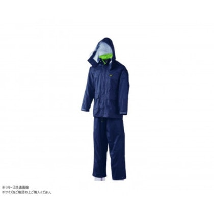 スミクラ レインウェア 透湿MOAシータ レインスーツ ネイビー EL A-660