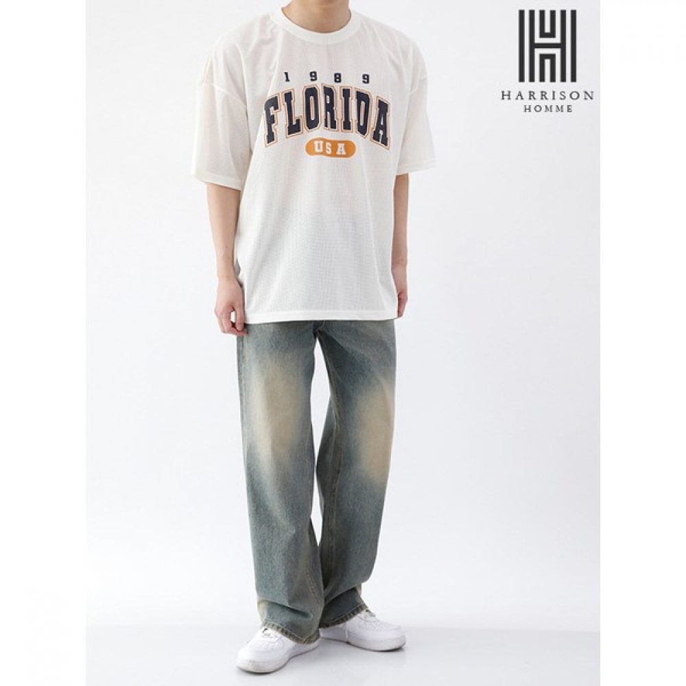 (ハリソン) ノイングワイドデニムパンツFCLC1055