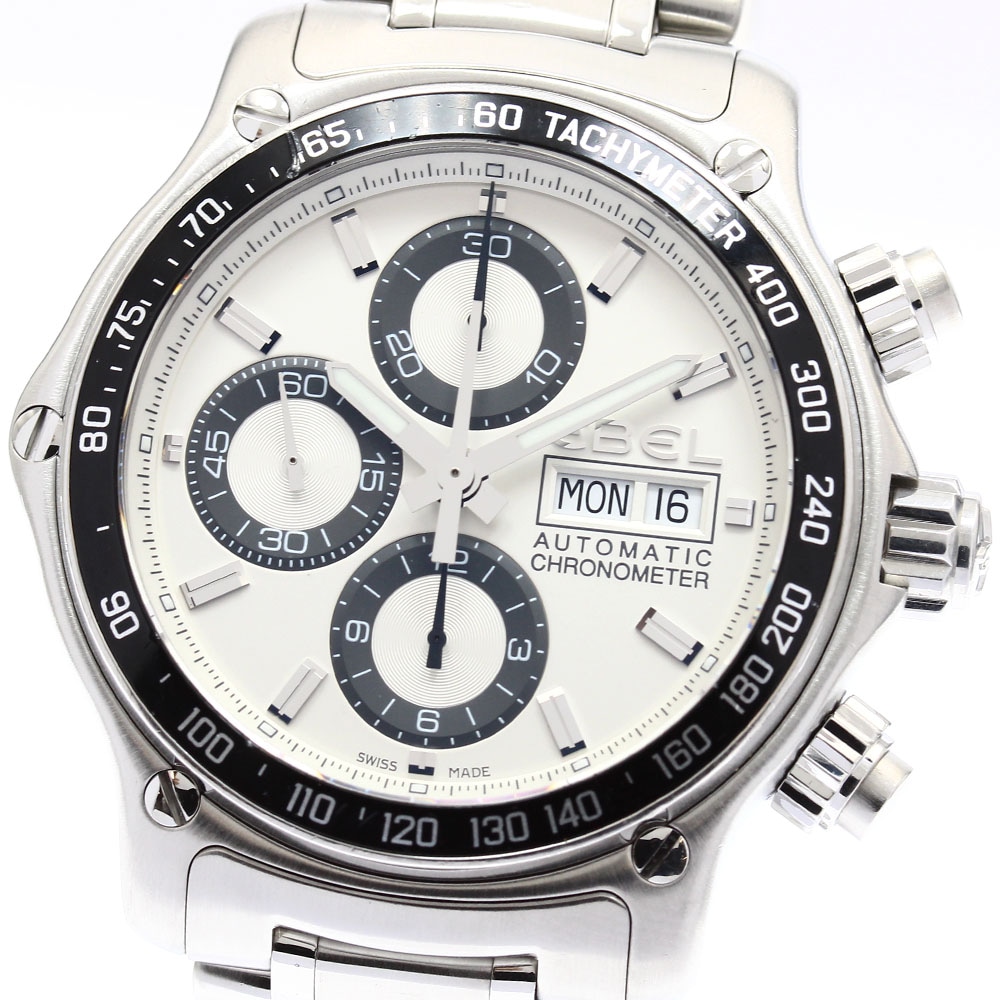 エベル EBEL E9750L62 1911 ディスカバリー デイデイト クロノグラフ 自動巻き メンズ _889373【中古】
