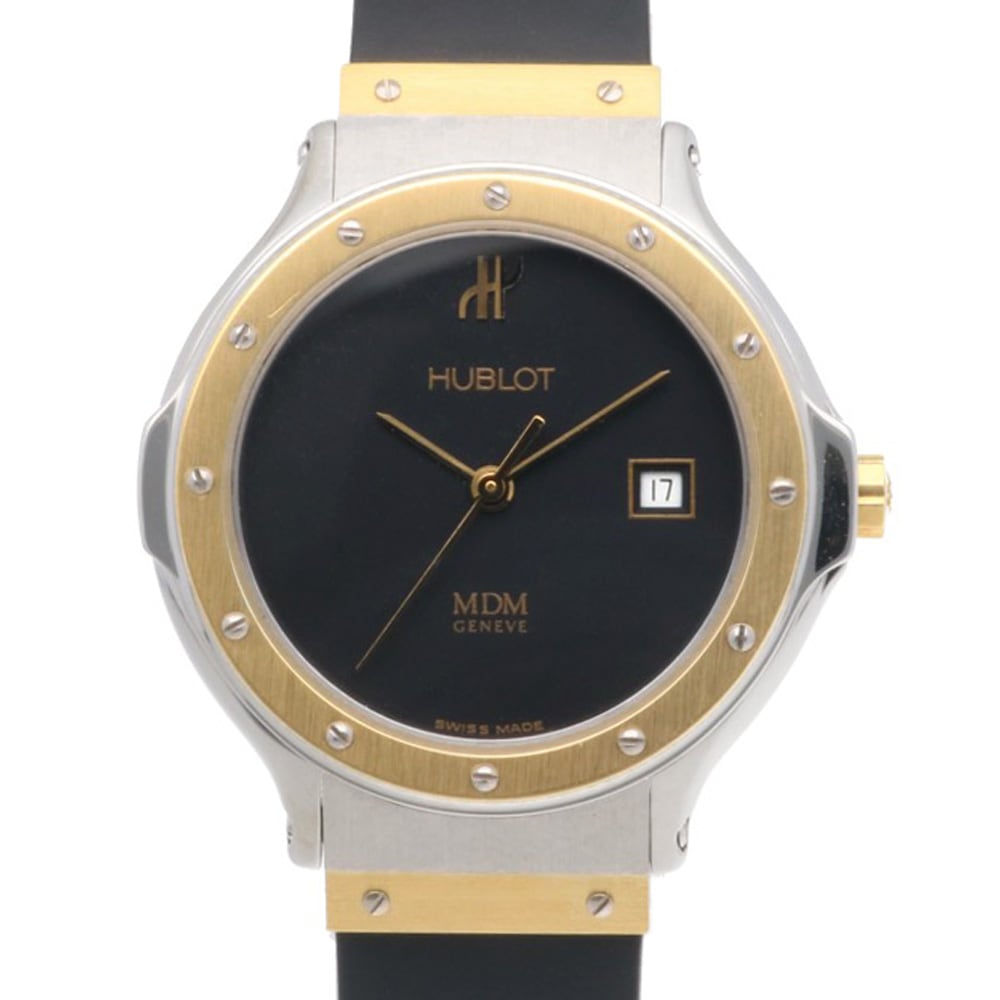 ウブロ MDMクラシック 腕時計 ステンレススチール 1391.2 クオーツ 1年保証 HUBLOT 中古