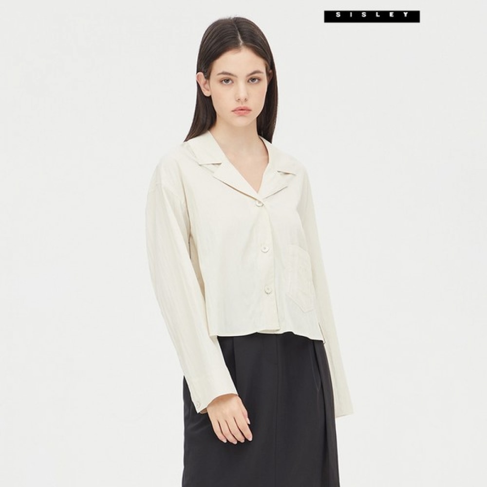[シスレー] シスレーノバポケット刺繍シャツSAWS37431