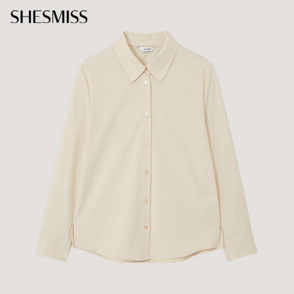 (Shes Miss) ベーシックスリムシャツ_SWWSTP12020_LB 5,877円