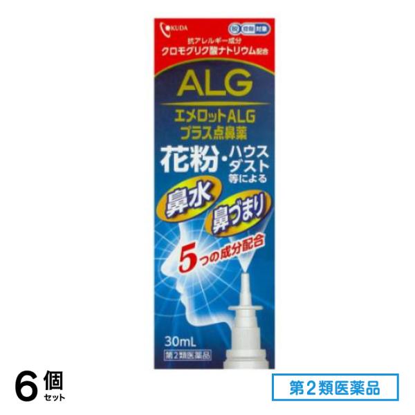 第２類医薬品 エメロットALGプラス点鼻薬 30mL 6個セット