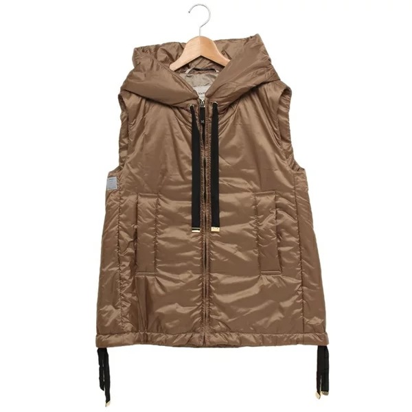 ダウンジャケット コート グリーン THE CUBE ベスト ジレ ブラウン レディース 2529296024600 051