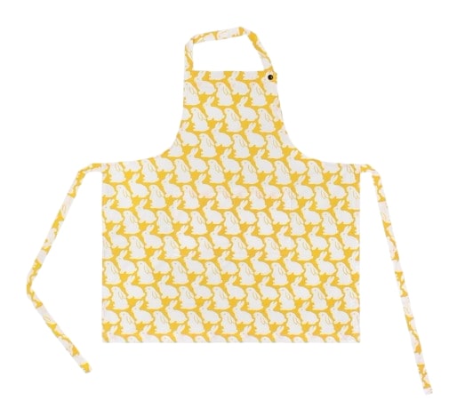 [KBP] Plain Little Yellow Bunnies Long Apron