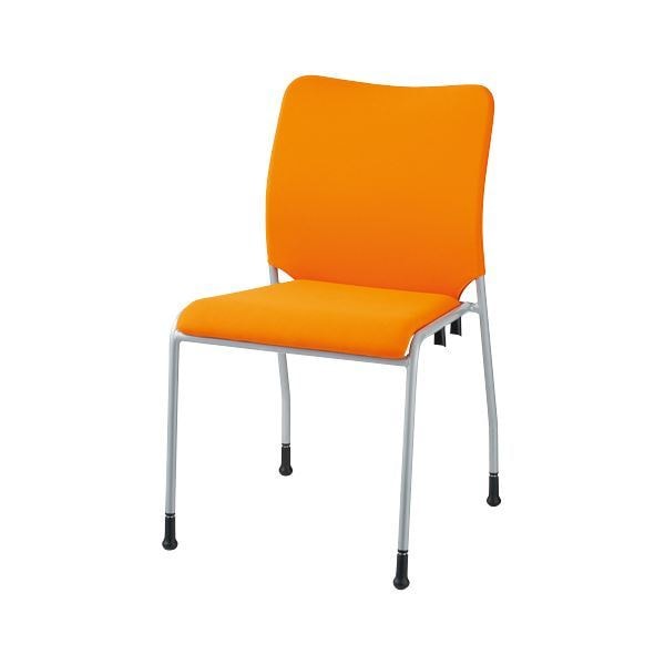 ジョインテックス 会議イス GK-31R オレンジ 肘無 21,424円