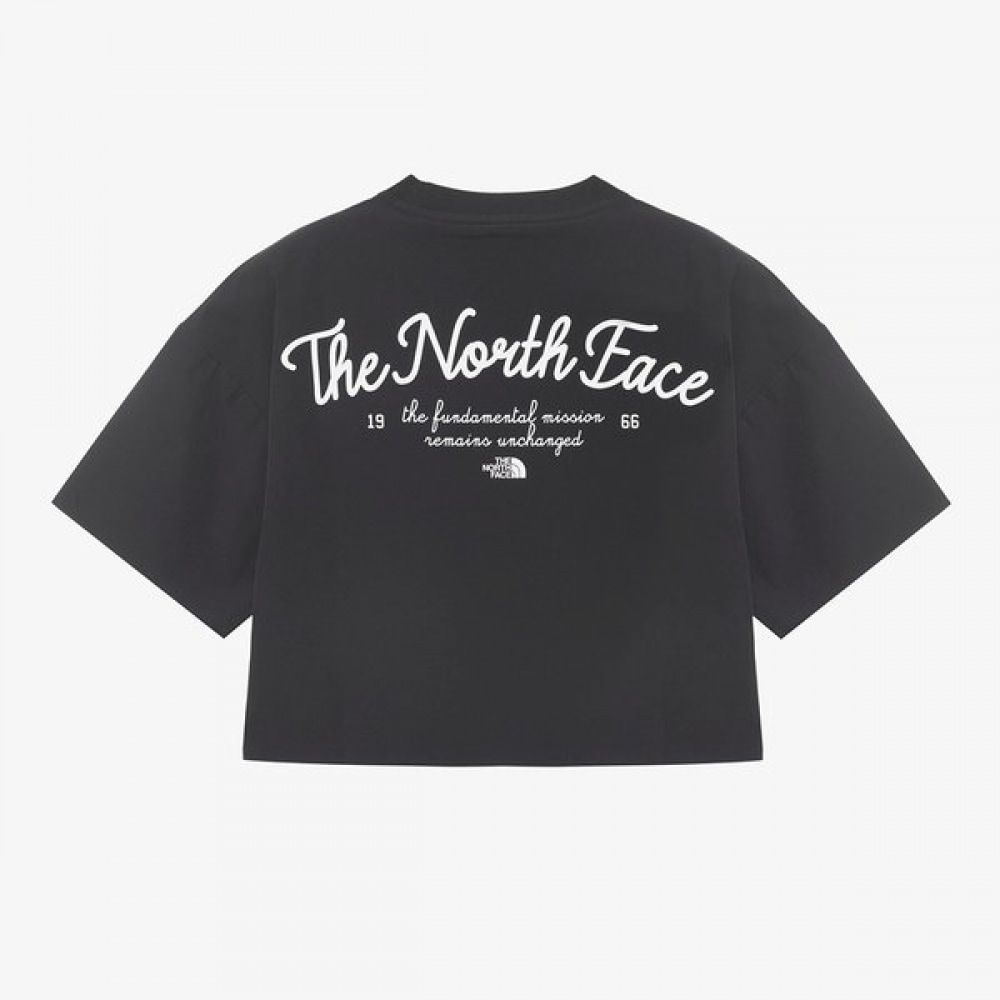 ノースフェイス レディース アイスラン ラウンドTシャツ BLACK NT7UR36J