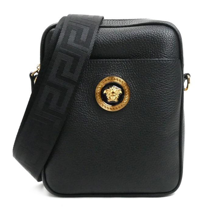 VERSACE ヴェルサーチ メドゥーサ ショルダーバッグ ブラック 1002885 レディース 中古 美品