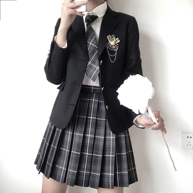 セットアップ レディース シャツ ジャケット スーツ ネクタイ スカート 制服 インスタ映え 高見え 可愛い かわいい 韓国 かっこいい カジュアル コスプレ 学園祭 クラシック メンズライク lsu