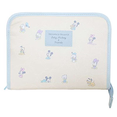 他サイト： [クーザ] ベビーミッキー＆フレンズ[母子手帳ケース] ファスナージャバラマルチケースディズニーの商品画像