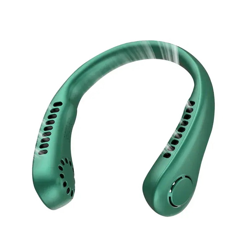 期間で1つ買うと1つ無料首掛け扇風機 羽なし 暑さ対策 プレゼント 静音 S充電式 軽量 3000mAh 両手解放123