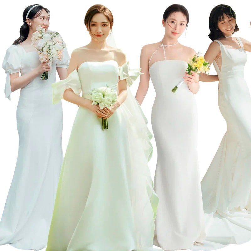 8月新入荷 ウェディングドレス白 花嫁ロングドレス パーティードレス 前撮り 結婚式二次会 サイズオーダーメイド可能 長袖ドレス ワンピース Aライン マーメイド お呼ばれ 20代30代40代