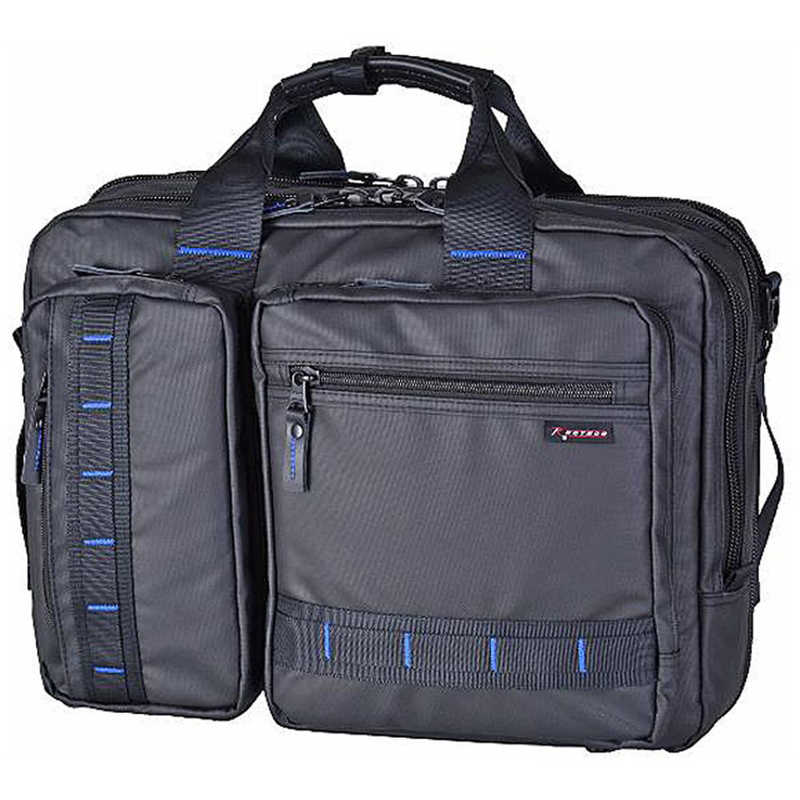 SWAN　ROTHCO ビジネスバッグ ブルーステッチ3way ブラック　RO-45061BK