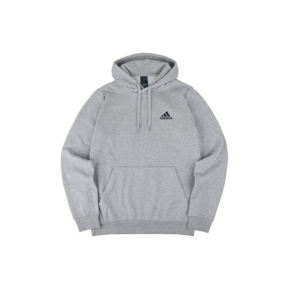 アディダスエッセンシャルフリースフード付きTシャツグレー (AD-HD2)