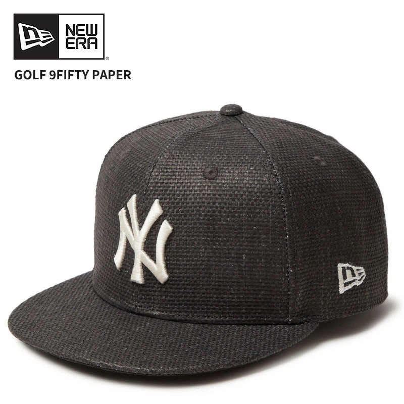 ニューエラ キャップ ゴルフ 帽子 NEW ERA 9FIFTY Paper ニューヨーク・ヤンキース 黒 帽子 男女兼用 ペーパーキャップ 14409945 5,232円