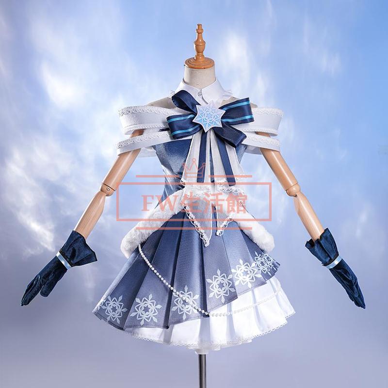 2025 雪ミク コスプレ衣装 コスチューム ロールプレイ イベント演出服アニメ変装仮装 ハロウィン
