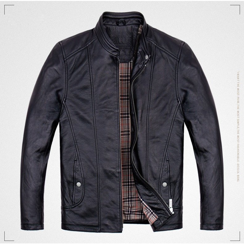 本革ジャケット 秋冬　バイク用レザージャケット メンズ 革ジャン高級 牛革 ビジネスジャケット 紳士